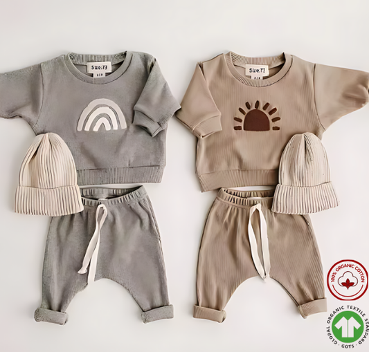 Organic Cotton Baby Clothing Set – Long Sleeve