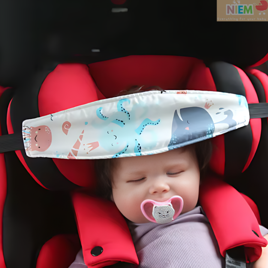 Infant Car Seat Head Support – Adjustable Sleep Positioner Pillow