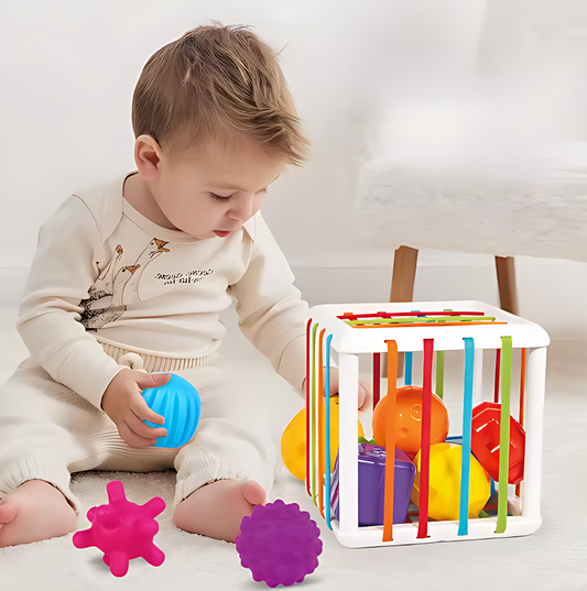 Montessori Rainbow Sensory Toy – Early Learning for Babies