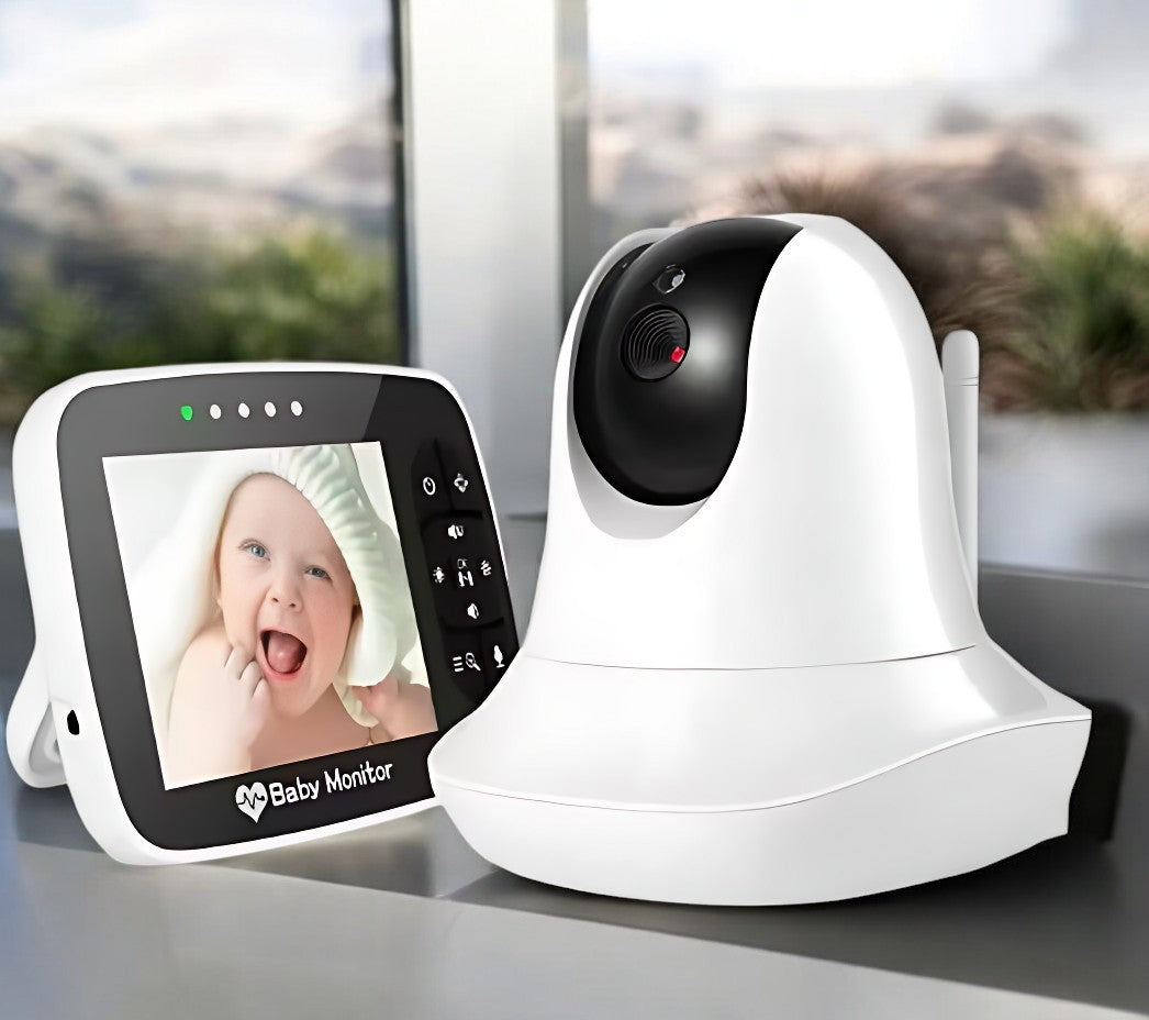 3.5 Inch 2x Zoom Baby Monitor – Wireless Video with Night Vision