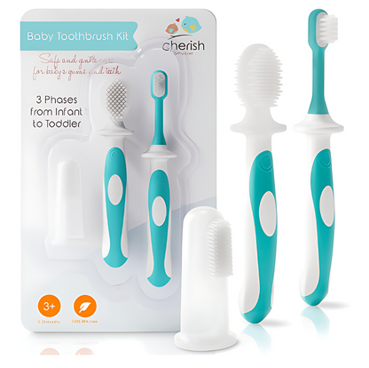 Cherish Baby Care – Baby & Toddler Toothbrush Set