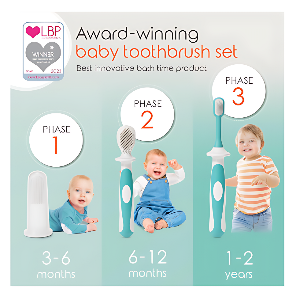 Cherish Baby Care – Baby & Toddler Toothbrush Set