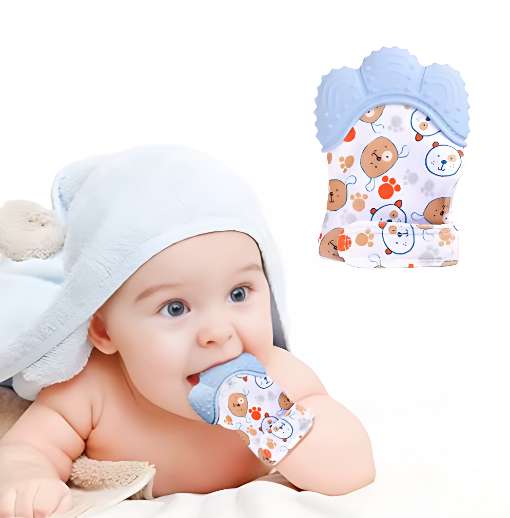 Baby Teething Glove-Cartoon teething gloves