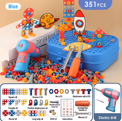 Children’s DIY Tool Set – Electric Drill & 3D Puzzle Kit