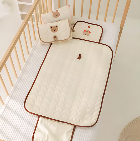 Portable Waterproof Baby Changing Pad- Cotton