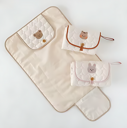 Portable Waterproof Baby Changing Pad- Cotton